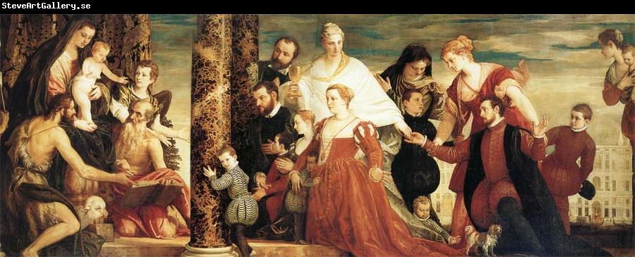 Paolo  Veronese The Madonna of the house of Coccina